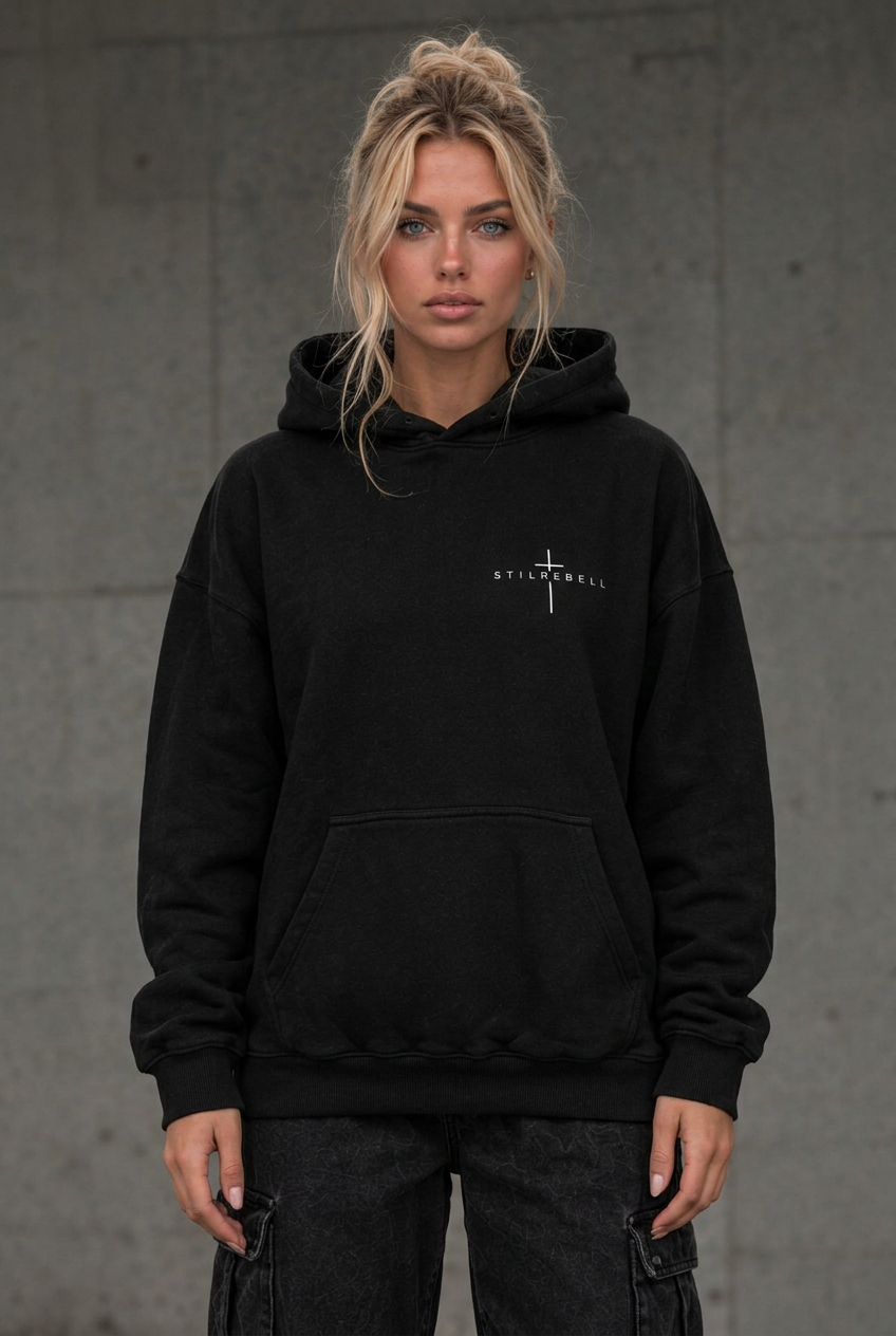 STILREBELL Signature Hoodie – Schwarz