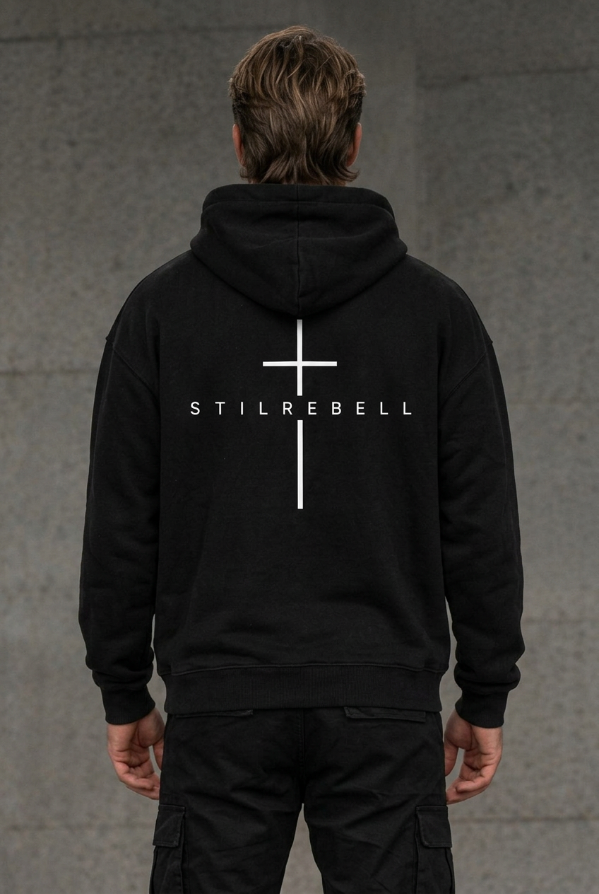 STILREBELL Signature Hoodie – Schwarz