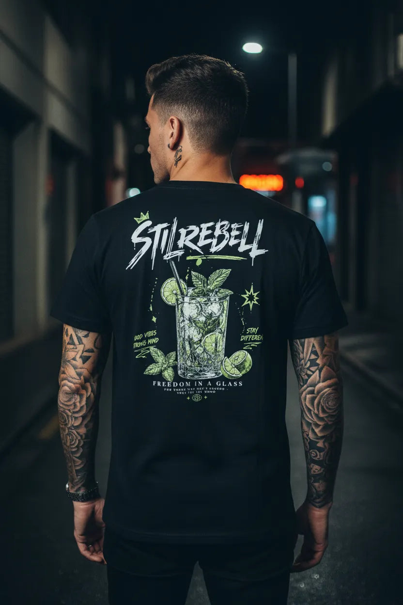 Stilrebell – Good Vibes Strong Mind T-Shirt