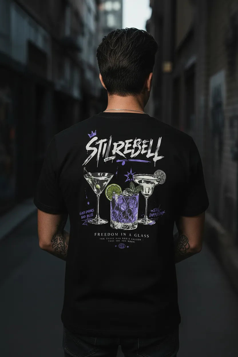 Stilrebell – Freedom in a Glass T-Shirt